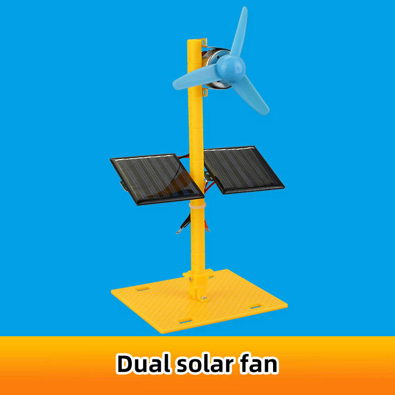 Diy Kit Elektronik - DIY Solar Electric Fan Model Assemble