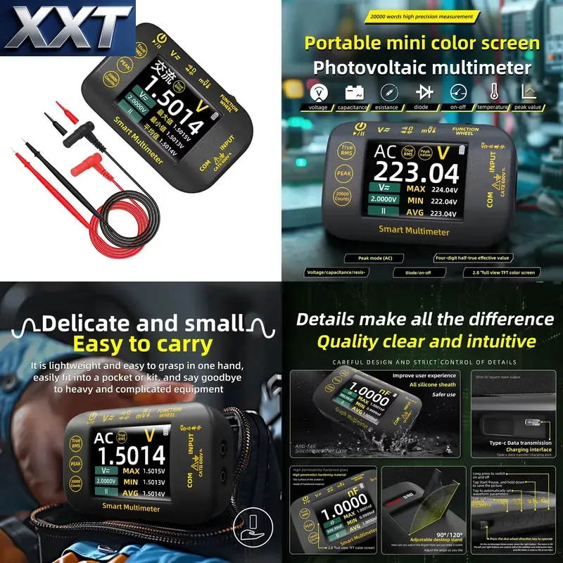 Multimeter Digital - XXT Professional Digital Multimeter S40 USB