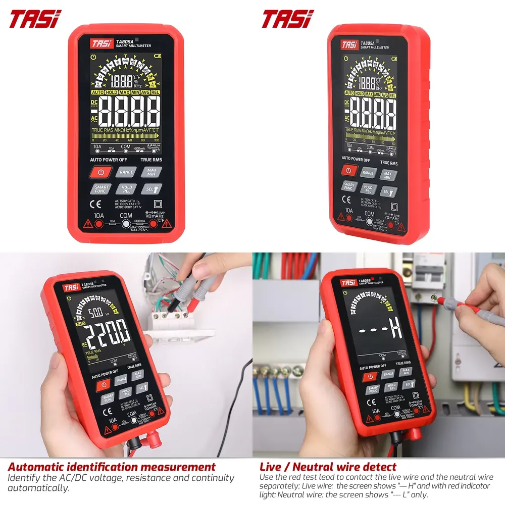 TASI TA805A Smart Digital Mult - đánh giá và giá Multimeter Digital