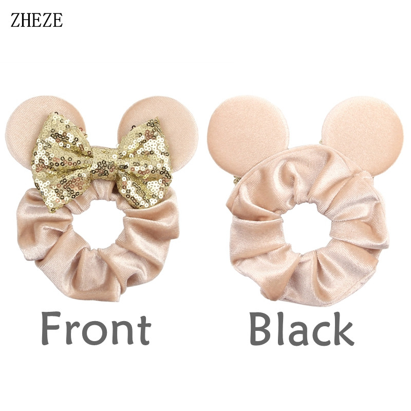 1pc Mouse Ears Hair Scrunchies - đánh giá và giá Diy Mouse Electronics