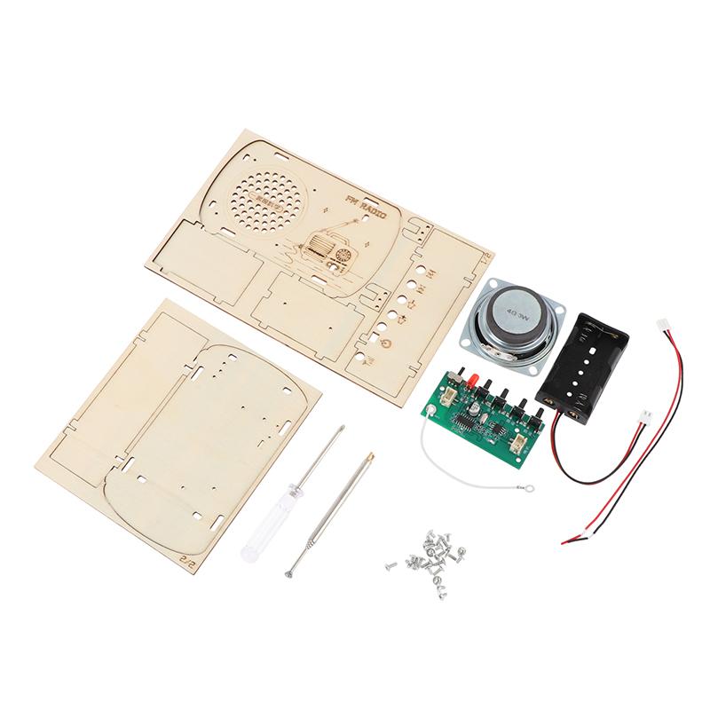 【xxx】DIY Wooden FM Radio Kit V - đánh giá và giá Diy Electronics Projects For Kids