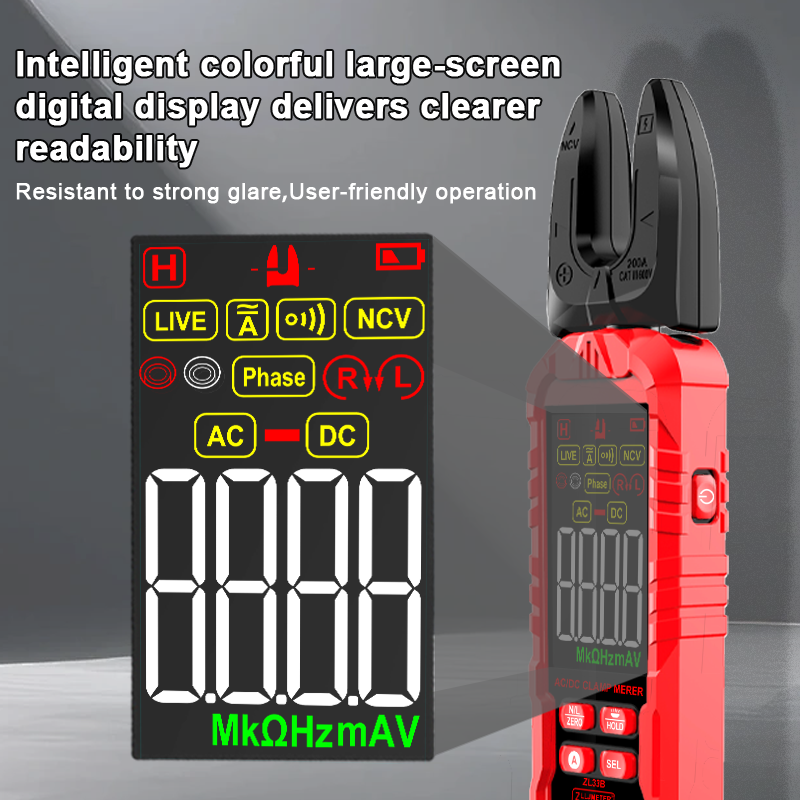 DC AC Current Clamp Meter 6000 - đánh giá và giá Multimeter Digital