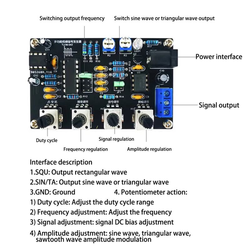 A76I-ICL8038 Function Signal G - đánh giá và giá Diy Elektronik
