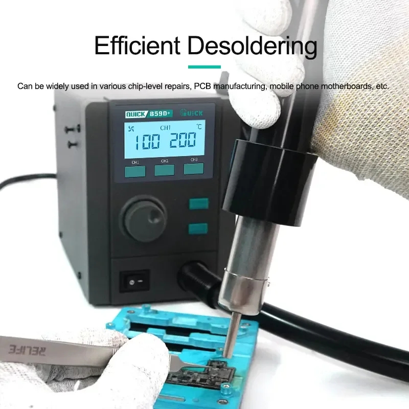 Quick 859D+ Hot Air Gun Solder - đánh giá và giá Hot Air Rework Station