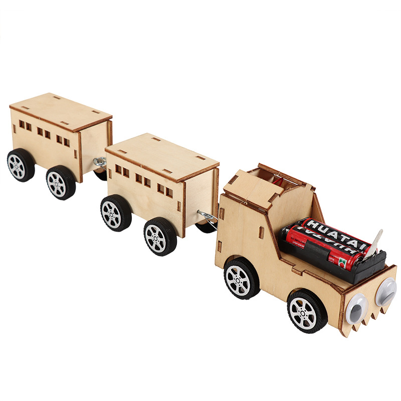 DIY Kit Toys Wooden Train Elec - đánh giá và giá Diy Electronics Projects For Kids