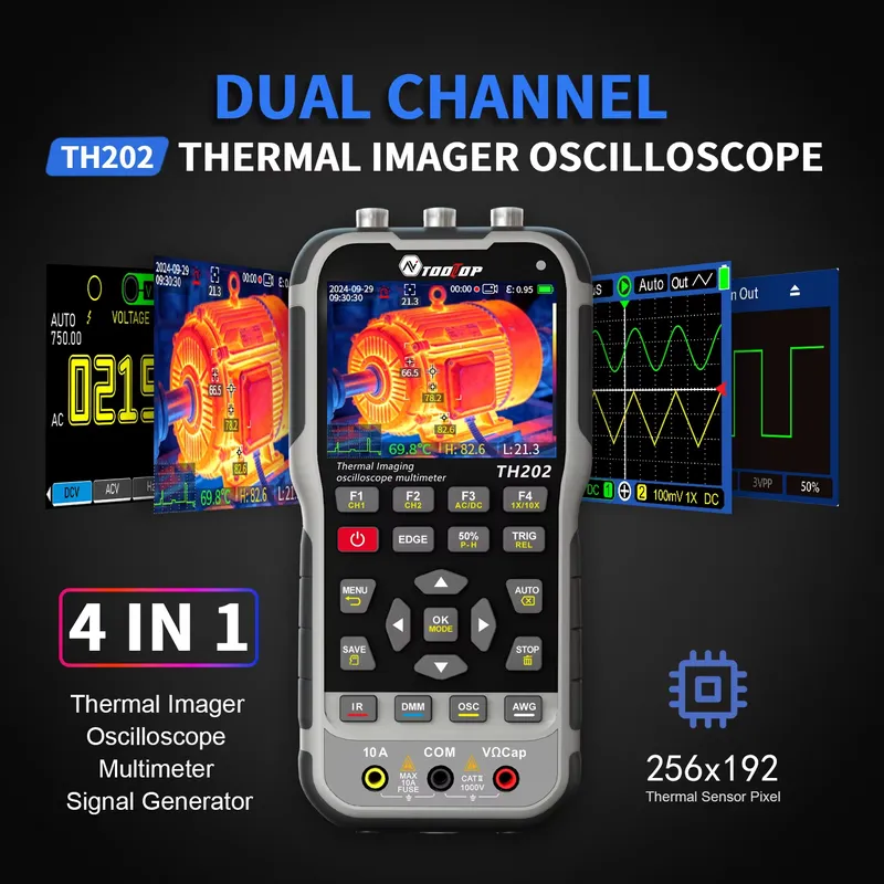 TOOLTOP TH202 TH201 ET15S ET14 - đánh giá và giá Multimeter Digital