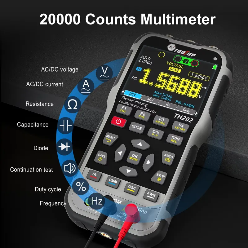 TOOLTOP TH202 TH201 ET15S ET14 - đánh giá và giá Multimeter Digital