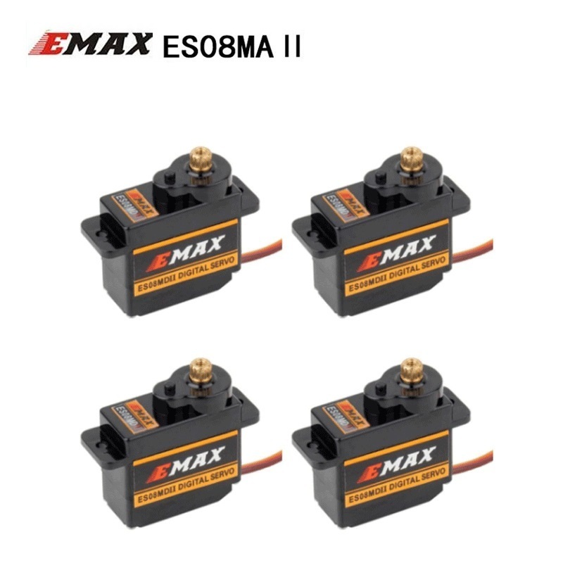 HOT 2/4Pcs EMAX ES08MAII 12G M - đánh giá và giá Servo Motor Sg90