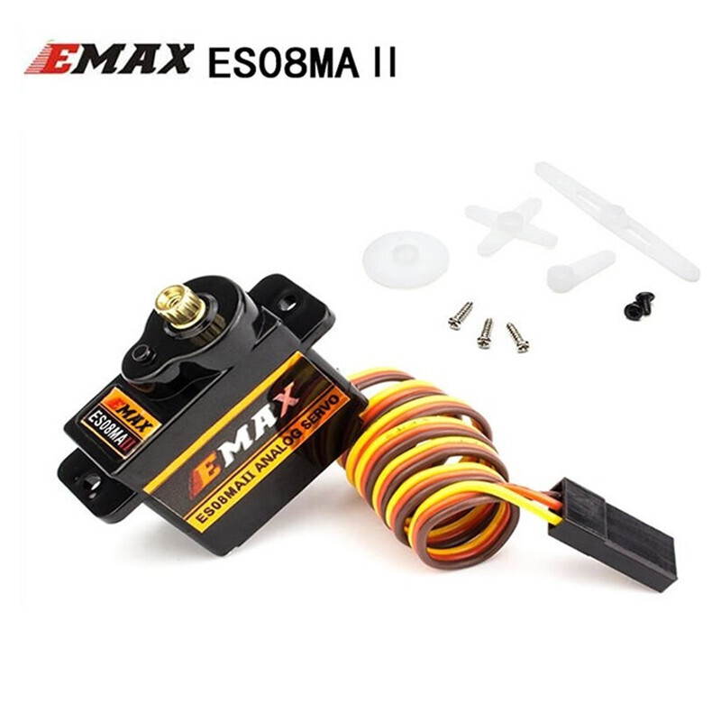 HOT 2/4Pcs EMAX ES08MAII 12G M - đánh giá và giá Servo Motor Sg90