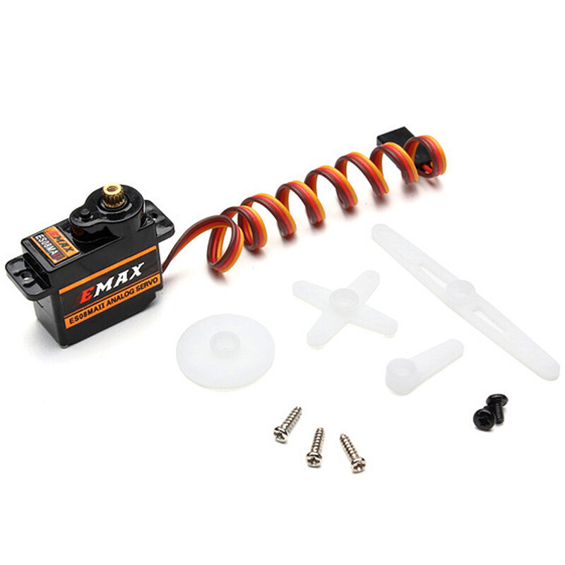HOT 2/4Pcs EMAX ES08MAII 12G M - đánh giá và giá Servo Motor Sg90