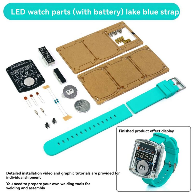 2X DIY Watch LED Watch Electro - đánh giá và giá Diy Electronics Youtube