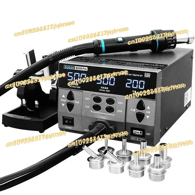 2025 2024 SUGON 8630Pro 1300W  - đánh giá và giá Hot Air Rework Station