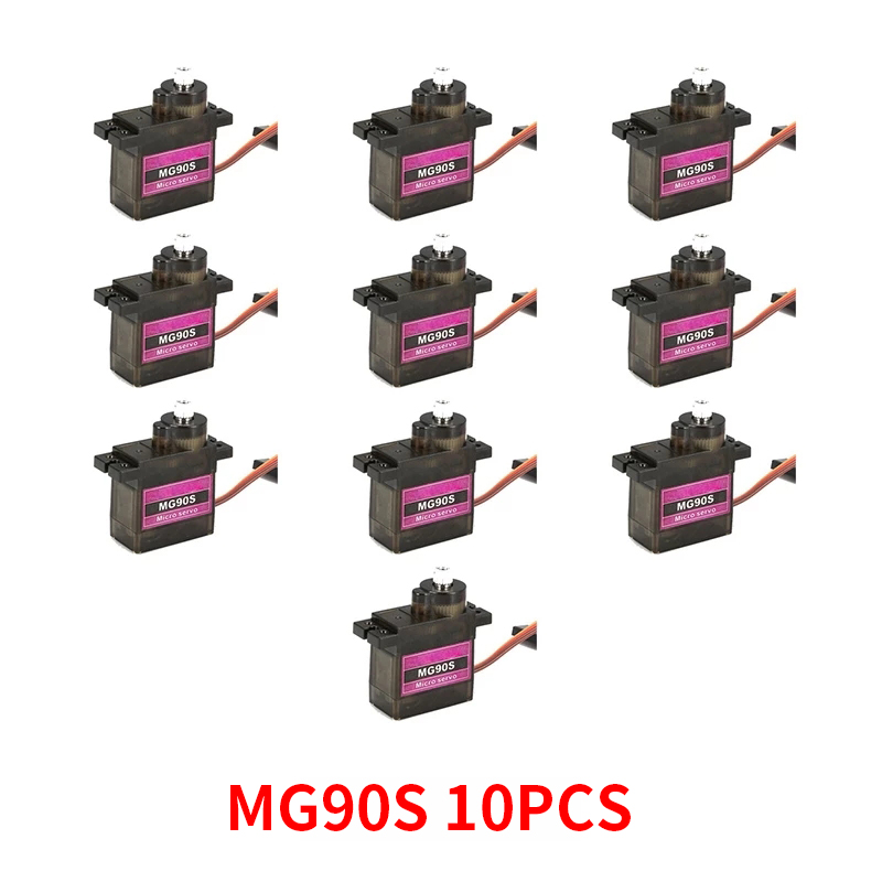 4/5/10/20PCS MG90S Metal Gear  - đánh giá và giá Servo Motor Sg90