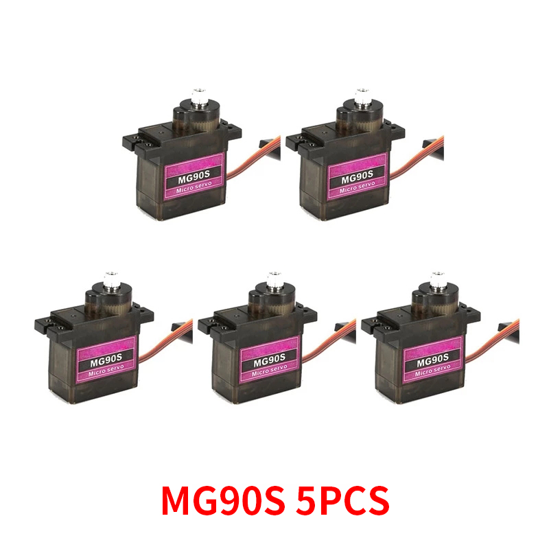 4/5/10/20PCS MG90S Metal Gear  - đánh giá và giá Servo Motor Sg90