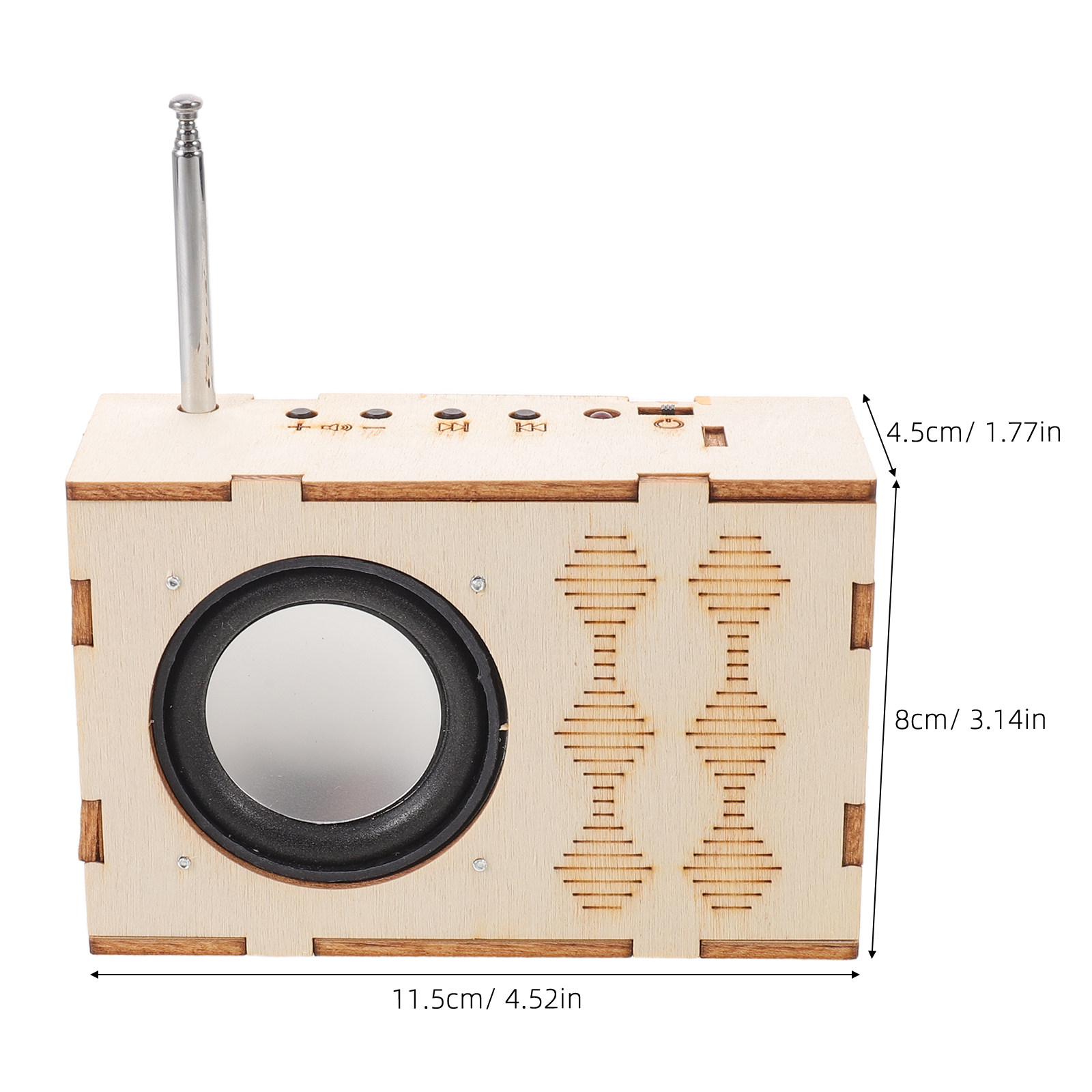 Wooden Stem Radio Kit DIY 3D P - đánh giá và giá Diy Electronics Projects For Kids