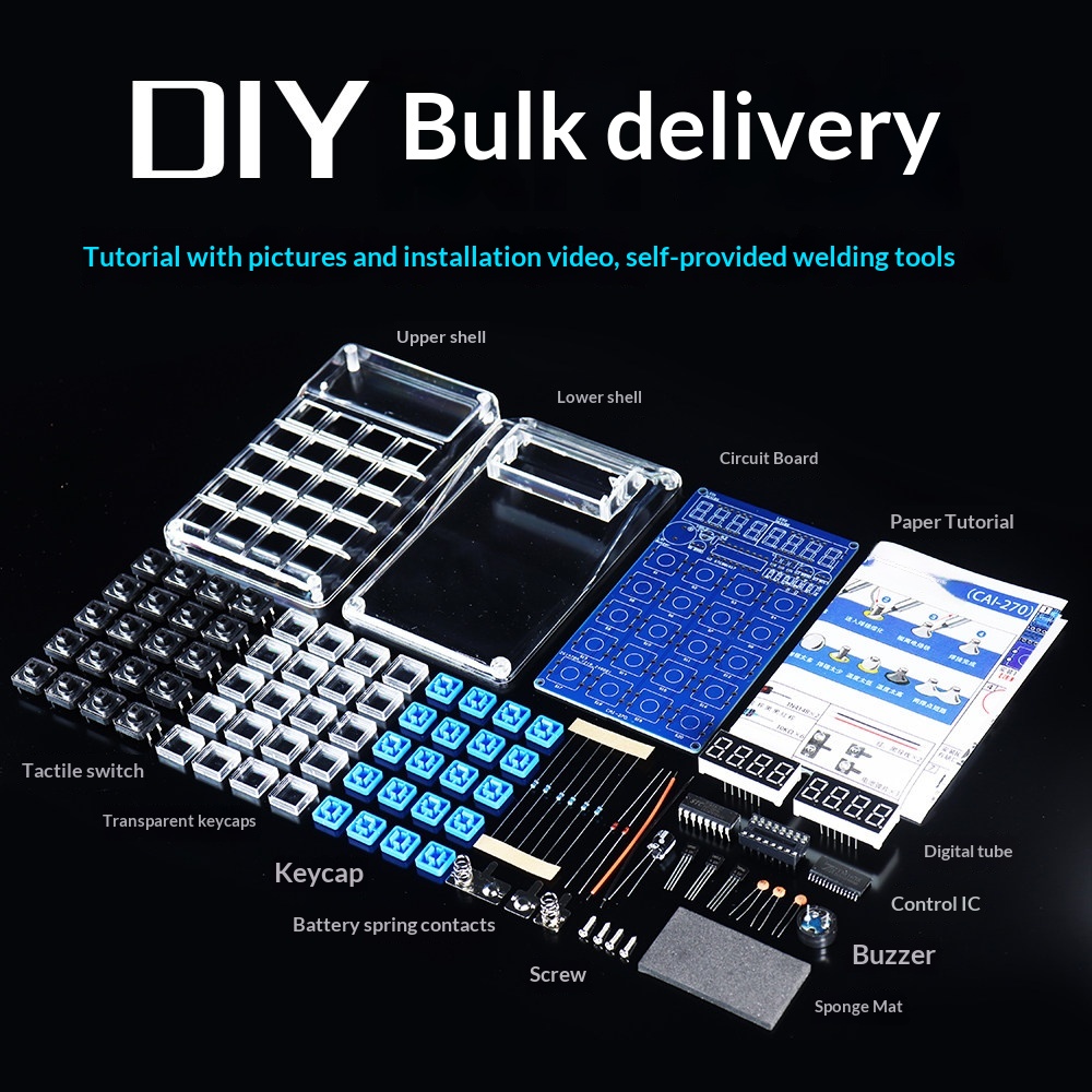 Calculator Production Kit, Ele - đánh giá và giá Diy Electronics Youtube
