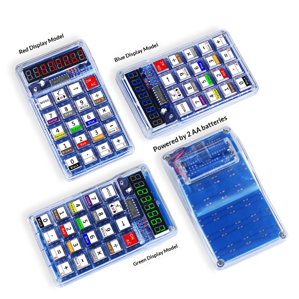 Calculator Production Kit, Ele - đánh giá và giá Diy Electronics Youtube