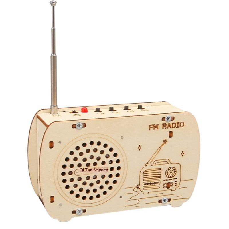 【BS】DIY Wooden FM Radio Kit Vi - đánh giá và giá Diy Electronics Projects For Kids