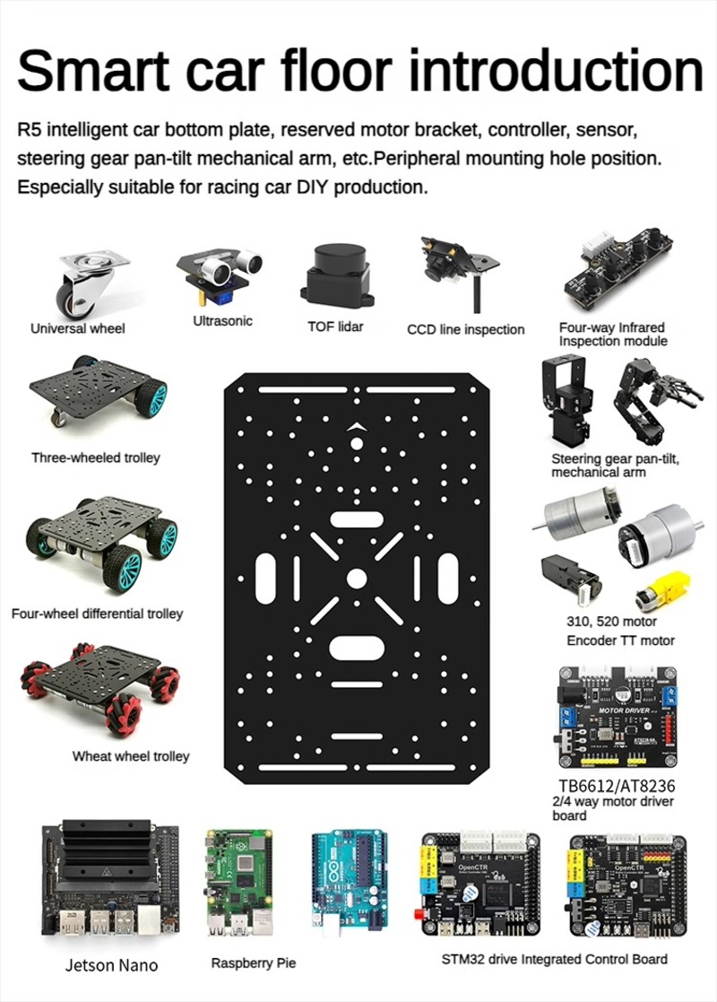 4WD Robot Car Chassis with TT  - đánh giá và giá Diy Kit Elektronik